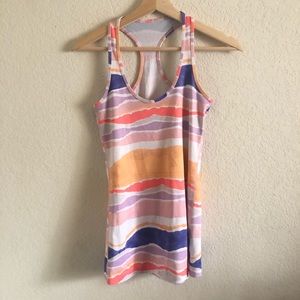 Lululemon Cool Racerback Bleacher Stripes